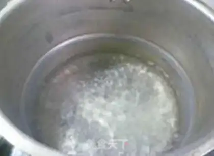 Make Potato rice congee step 4