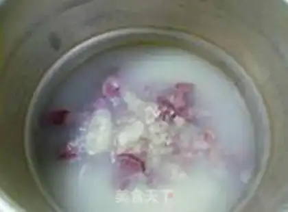 Make Potato rice congee step 8
