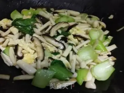 Make Twin mushrooms and oil step 13