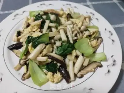 Make Twin mushrooms and oil step 14