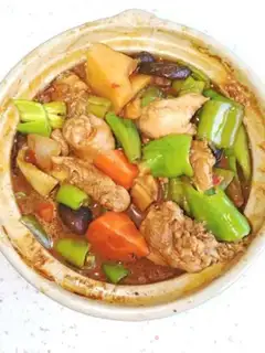 Make Yellow chicken step 9