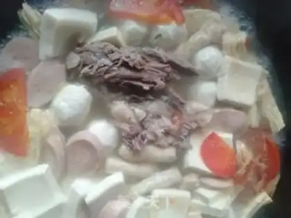 Make Cracker beef soup pan step 12