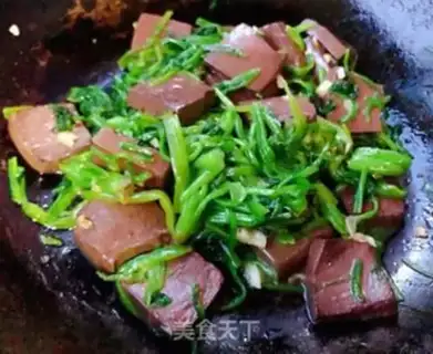 Make Duck-blooded spinach step 9