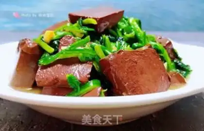 Make Duck-blooded spinach step 10