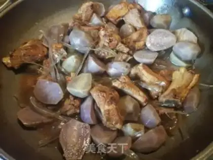Make Purple potato powdered ribs step 13