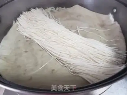 Make Bean-fruit noodles step 2