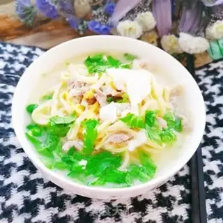 Make Hands on egg noodles step 10