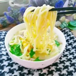 Make Hands on egg noodles step 11