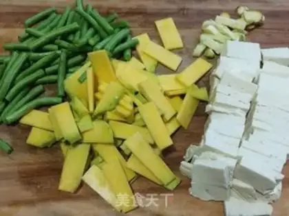 Make Shrimp tofu step 1