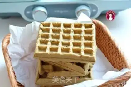 Make Tea waffles step 11