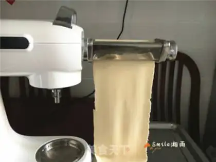 Make Homemade egg noodles step 8