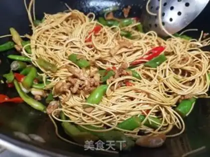 Make Bean-fruit noodles step 8