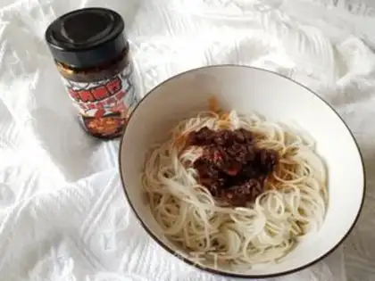 Make Corn and beef noodles step 4