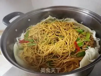 Make Bean-fruit noodles step 9
