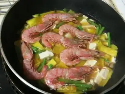 Make Shrimp tofu step 6