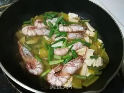 Make Shrimp tofu step 7