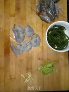 Make Shrimp with egg soup step 0