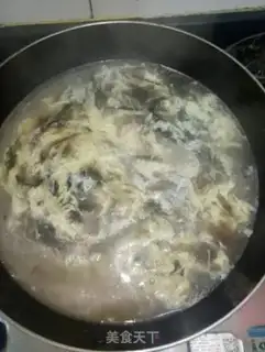 Make Shrimp with egg soup step 7