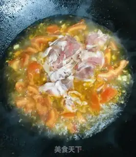 Make Sour soup, fat cow step 6