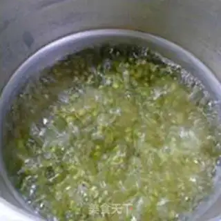 Make Green Bean Lotus Rice step 5
