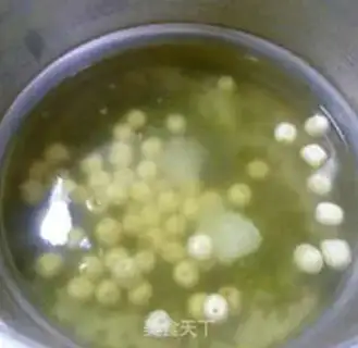 Make Green Bean Lotus Rice step 6