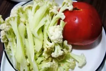 Make Tomato fried organic vegetables step 0