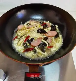 Make Weenie mushroom stew step 11