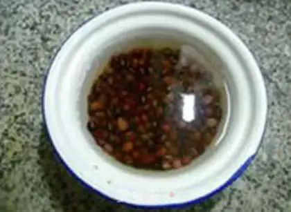 Make Red-tree rice congee step 0