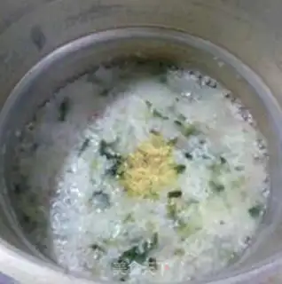Make Scrawny rice congee step 12