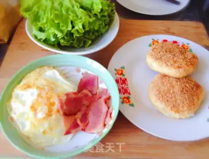 Make Pancake sandwich step 2