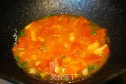 Make Tomato fried organic vegetables step 4