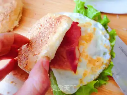 Make Pancake sandwich step 5