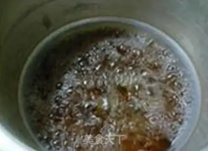 Make Red-tree rice congee step 5