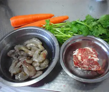 Make Five-colour dumplings step 0