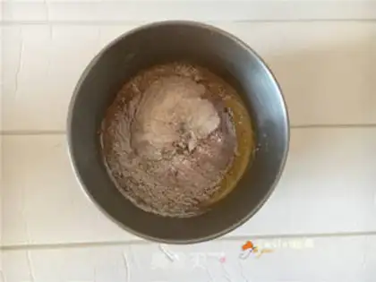 Make Banana cocoa cake step 6