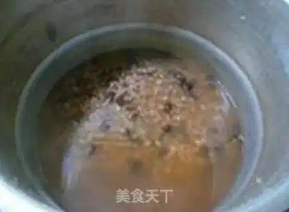 Make Red-tree rice congee step 8