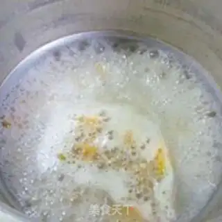 Make Porridge of oatmeal red pumpkin step 11