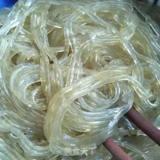 Make Spicy golden needles, fat cow step 4