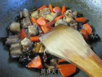 Make Carrot burn ribs step 10