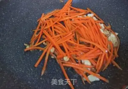Make Scrambled carrots step 5
