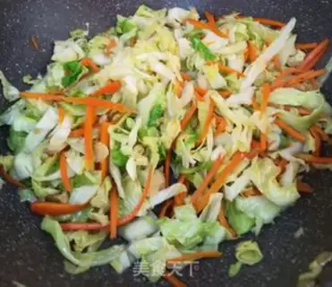 Make Scrambled carrots step 7