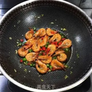 Make Spicy shrimp step 4
