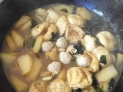 Make Taste melon chickenball soup step 10