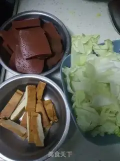 Make Pig blood cabbage step 0