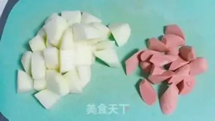 Make Ham potatoes step 0