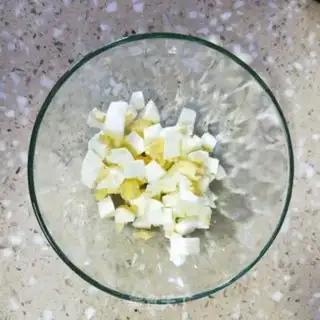 Make Garlic sausage fried rice step 3
