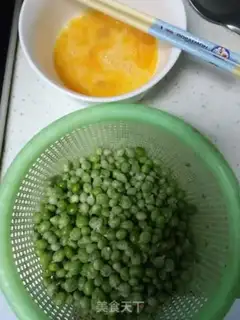 Make Peas and duck eggs step 0