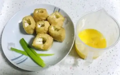 Make Bean bubble eggs step 1