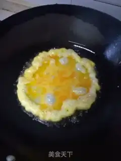 Make Peas and duck eggs step 1