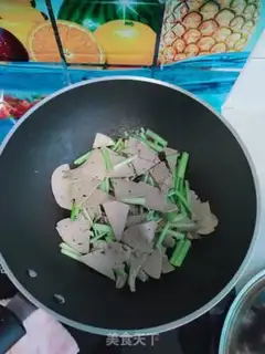 Make Celery fried liver step 6
